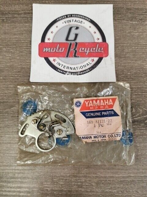 NOS YAMAHA DS6C DS6B 1969 1970 CONTACT BREAKER ASSEMBLY 169-81121-22-00 Y188