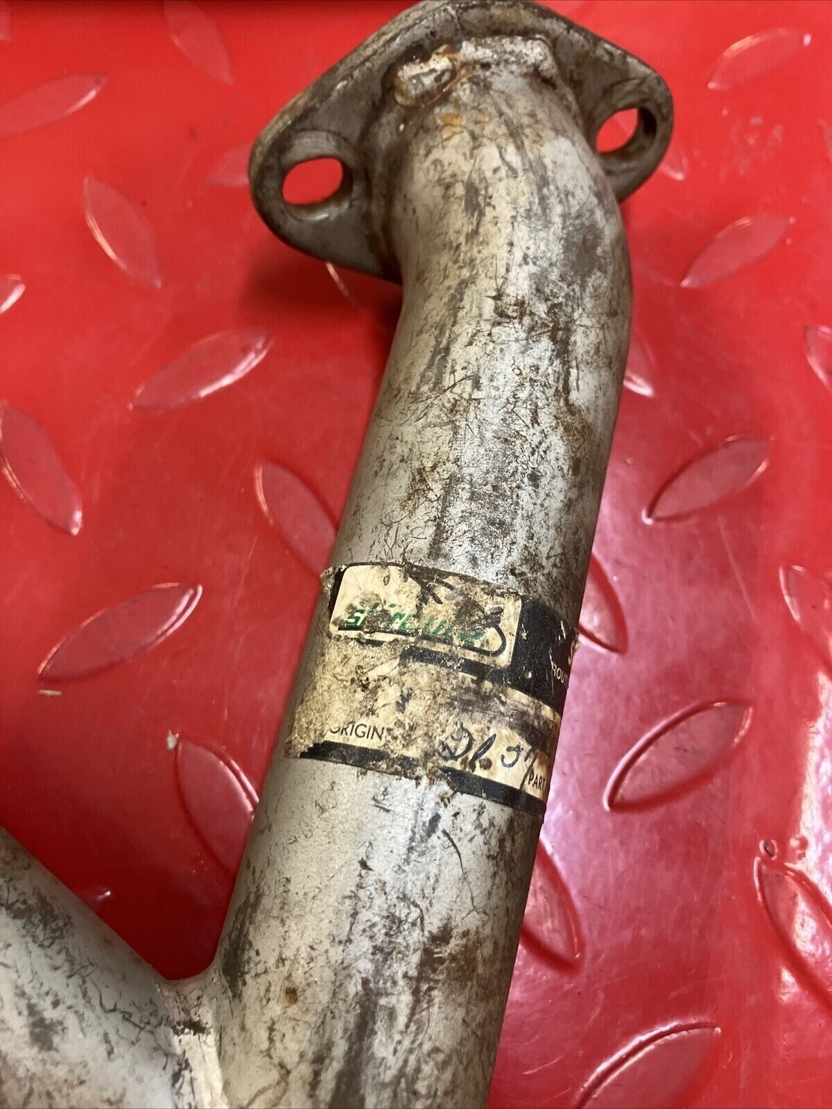 Nos Skiroule Exhaust manifold pipe header SR2