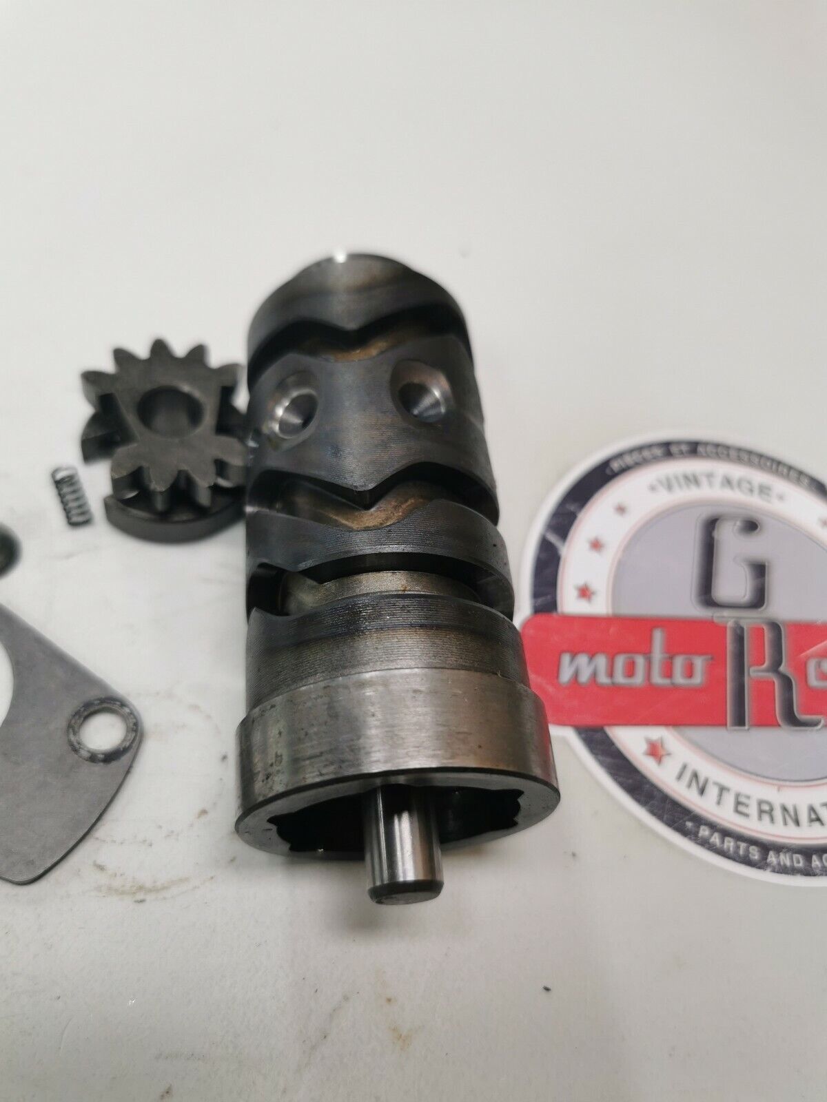 Suzuki PE175 1982 transmission gearshift gear shift drum cam