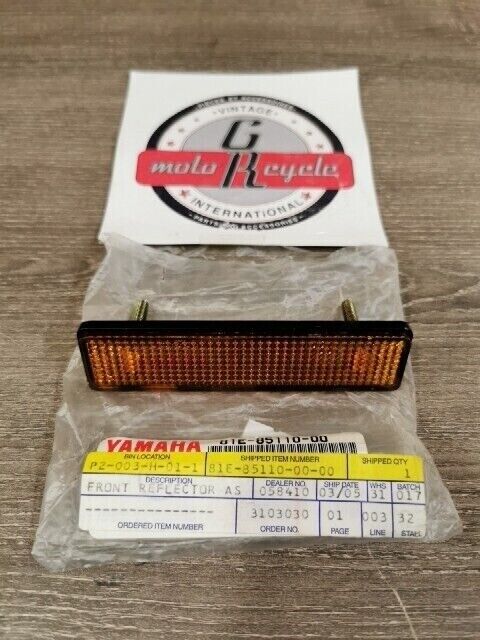NEW NOS YAMAHA ET340K VX600XT VT480B REFLECTOR ASSEMBLY 81E-85110-00-00 Y108