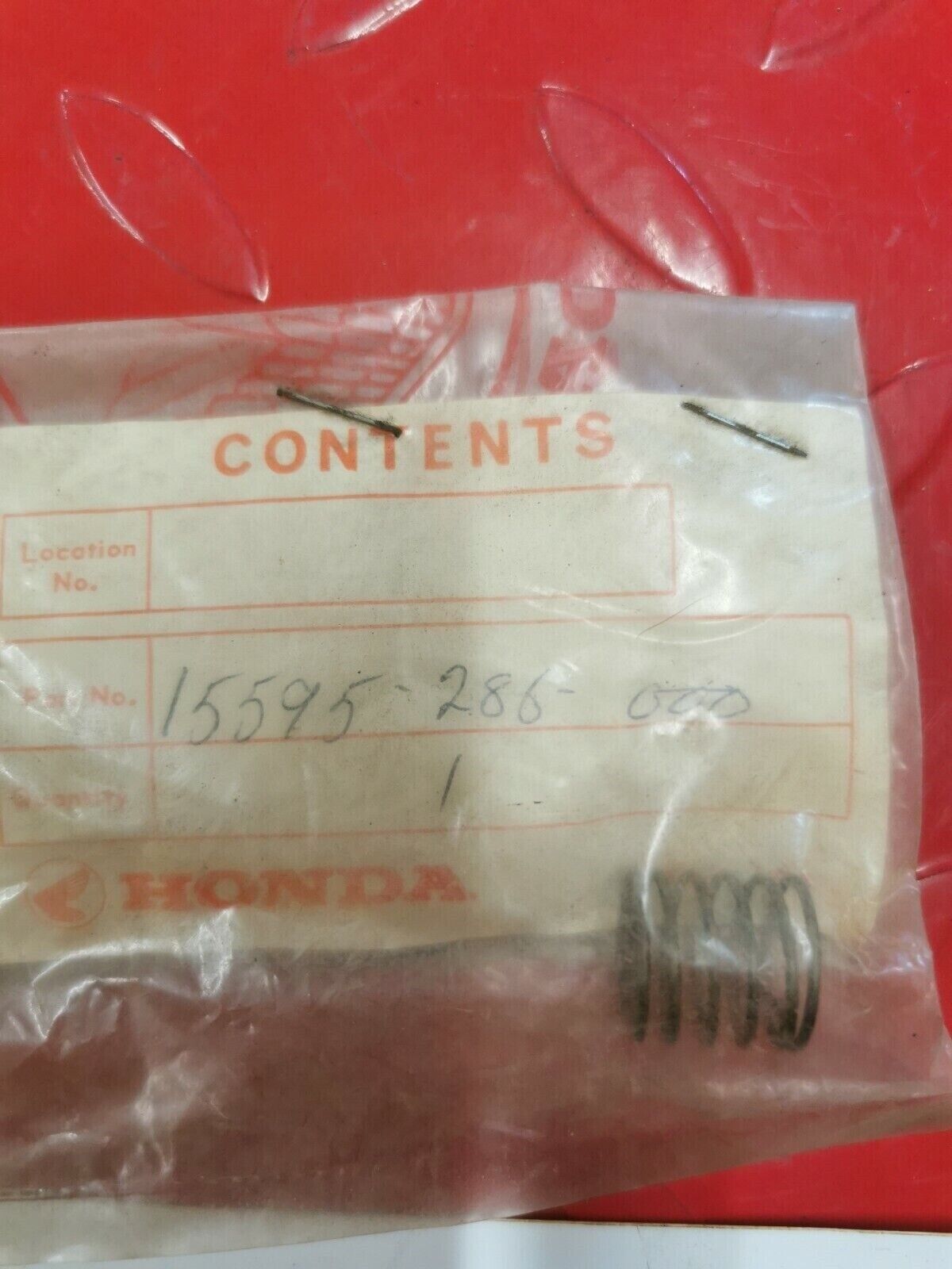 NOS Honda CL360 CL350 SL350 CB360 CB350 OIL GUIDE METAL SPRING 15595-286-000 H3