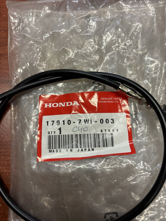 NOS Honda 1997 - 2006 75HP 90HP THROTTLE CABLE 17910-ZW1-003 H160