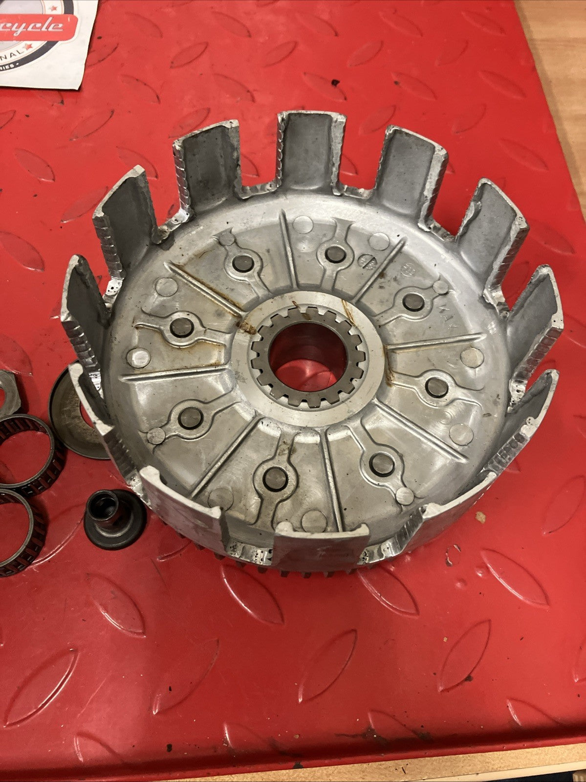 Honda CR250R 1984 Complete clutch assembly basket hub pressure plate