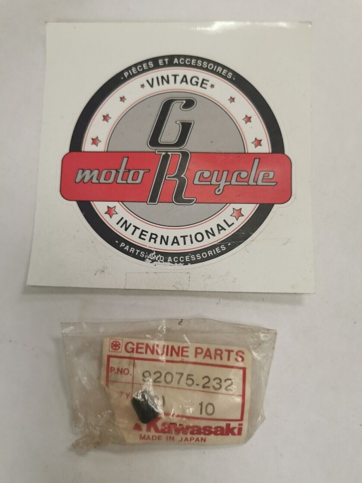 NOS KAWASAKI IDLER SHAFT DAMPER 92075-232 K33