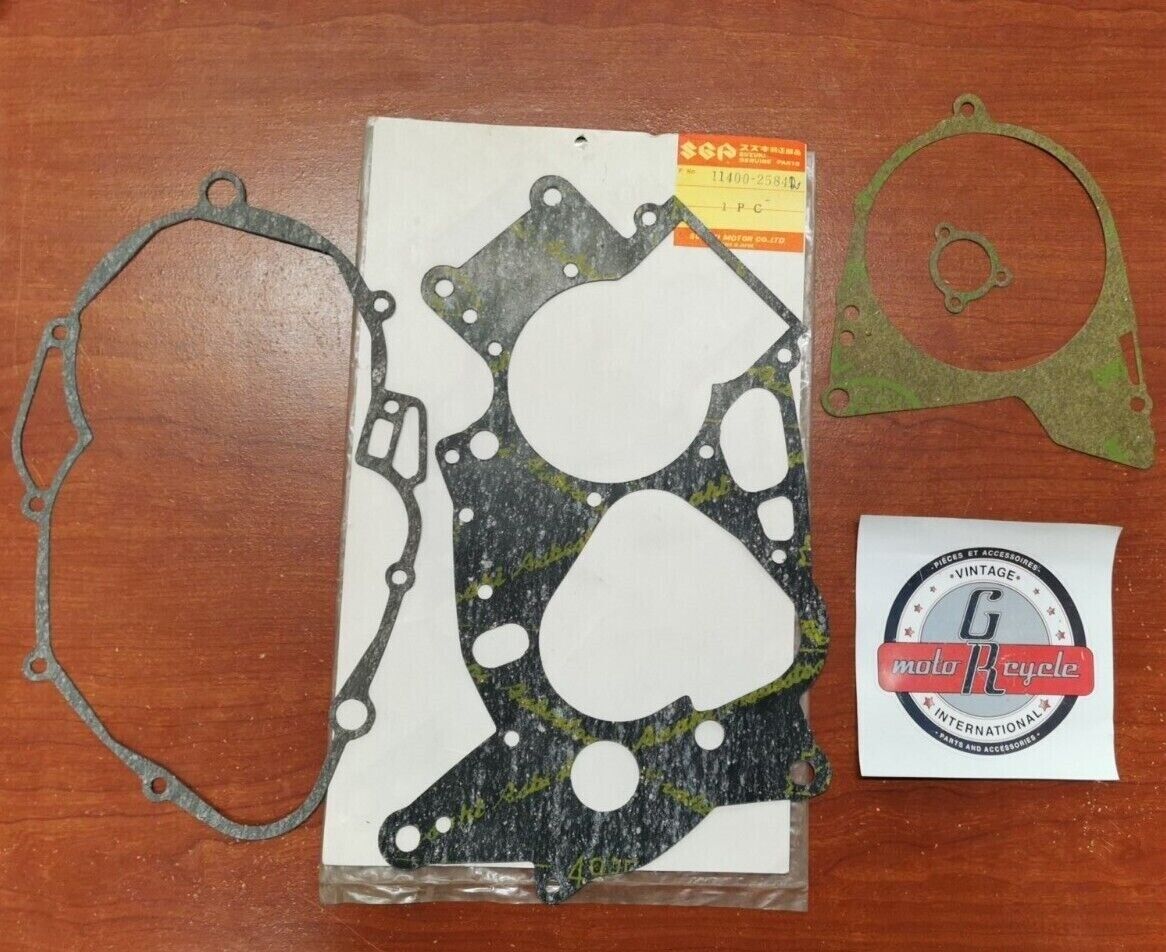 NOS SUZUKI TS100 TC100 GASKET KIT INCOMPLETE 11400-25841 SUB. 11400-25844 S31