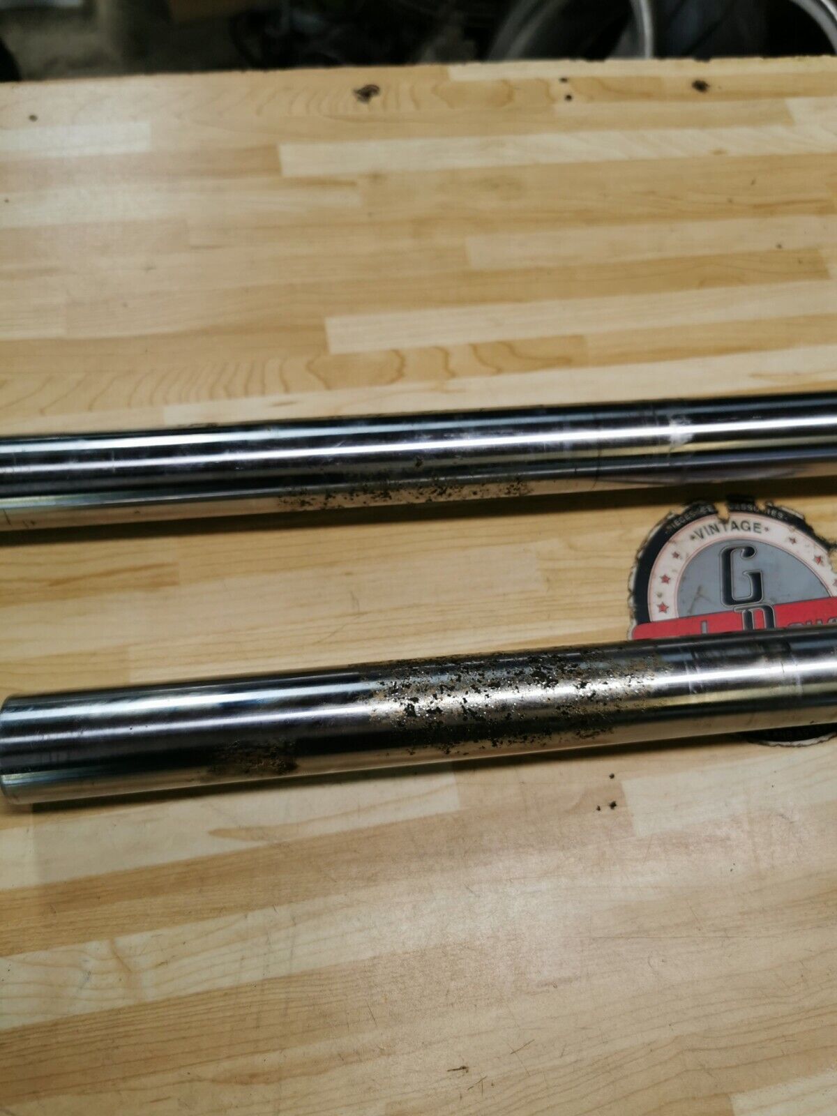 Yamaha DT125 1980 front fork shock absorber suspension MX175 1979 1981