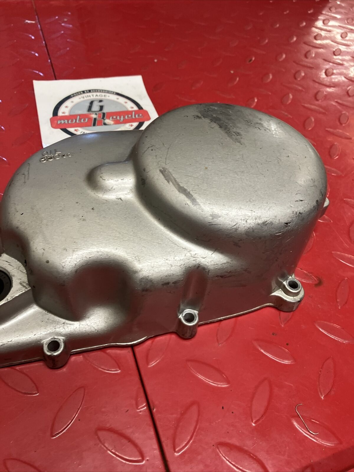 Yamaha LB50 1975 1F1 Chappy 50 Right crankcase clutch cover LB80