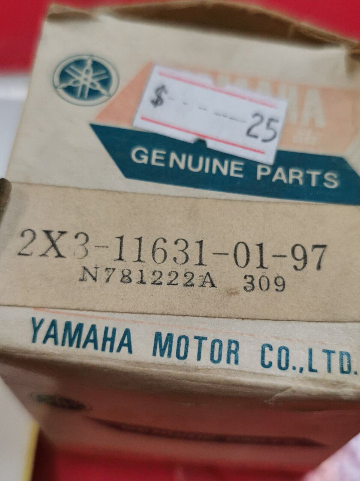 NOS YAMAHA YZ125 1978 - 1980 PISTON STD 2X3-11631-01-97 Y33