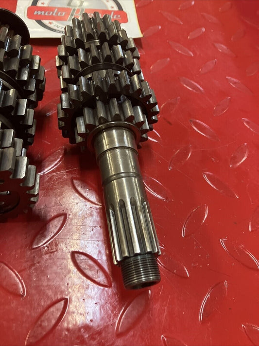 Honda CR250R 1986 transmission mainshaft countershaft main counter shaft gear 3