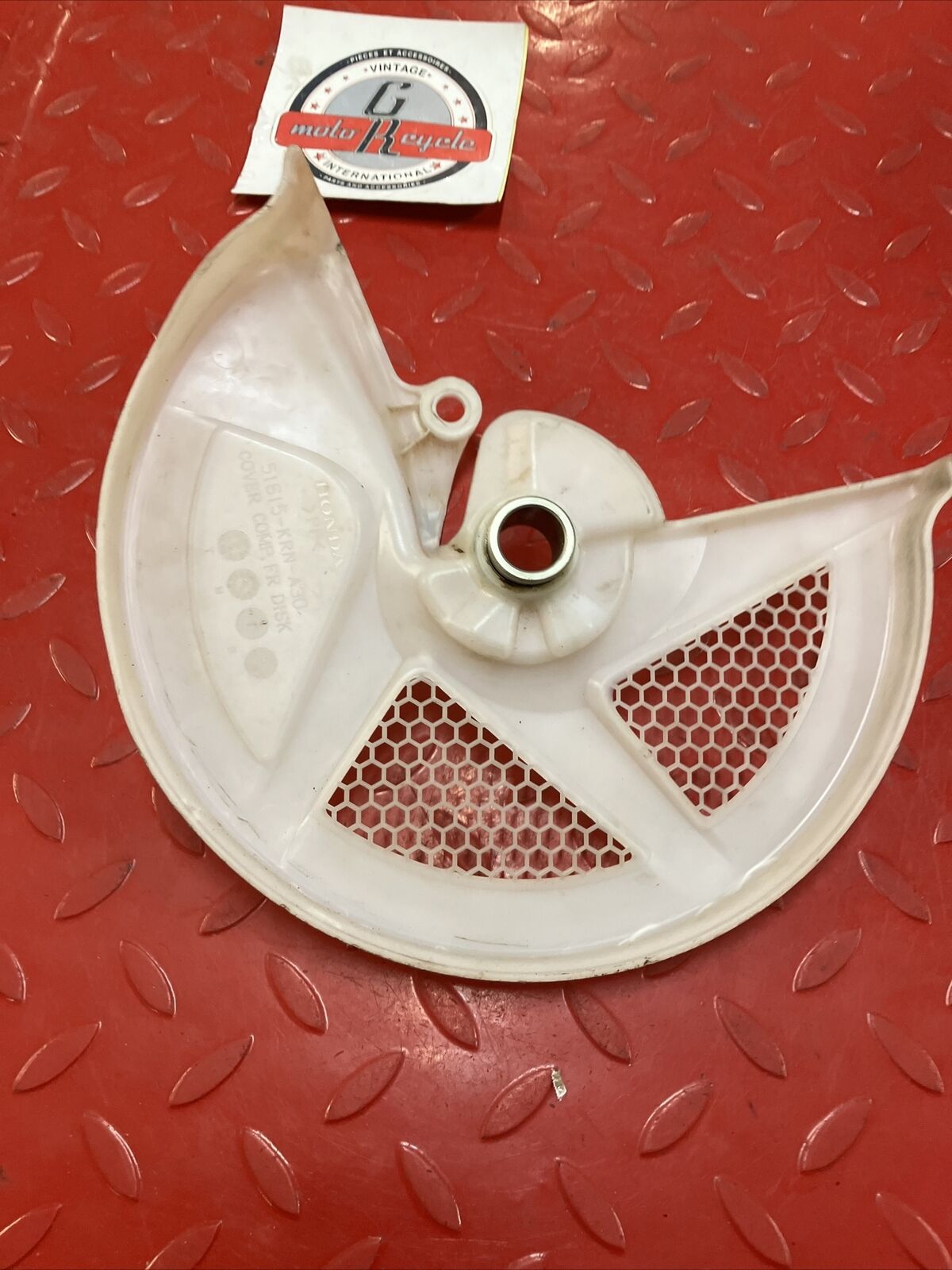 Honda CRF250R CRF450R 2009 2010 2011 front brake disk guard cover protector OEM