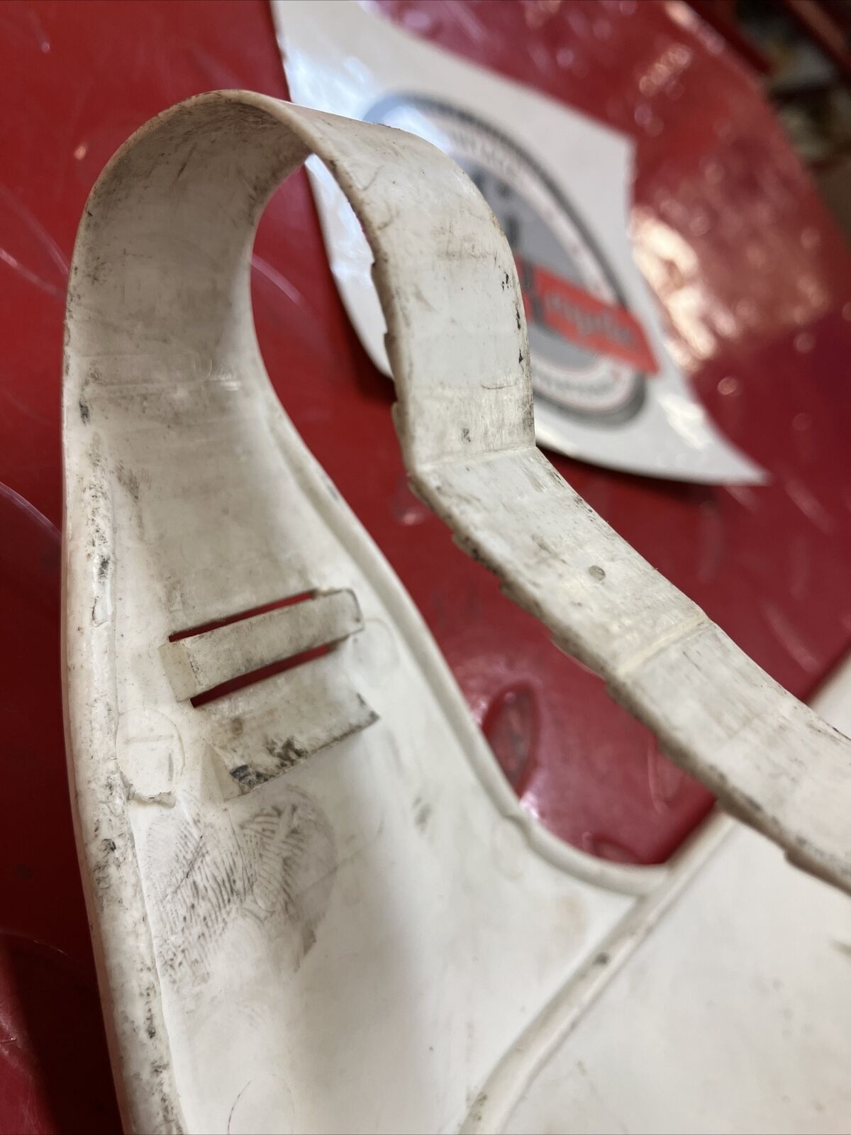 Honda CR250R 1988 front number plate panel fairing CR125R CR500R 61136-ML3-840 2