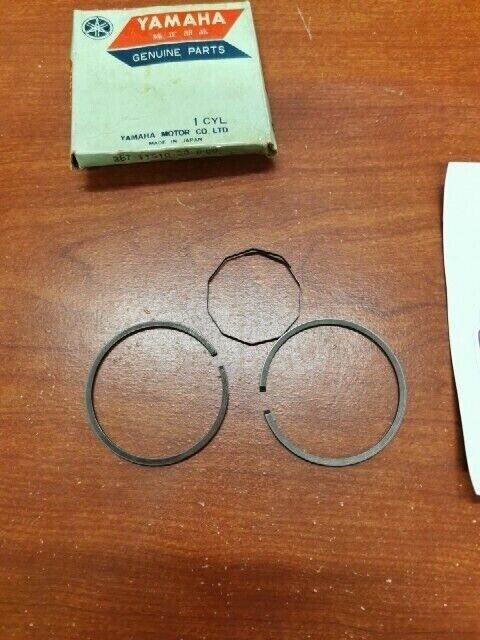 NEW NOS Yamaha GT80 MX80 TY80 PISTON RING SET 2ND O/S 0.50 367-11610-20-00 Y109