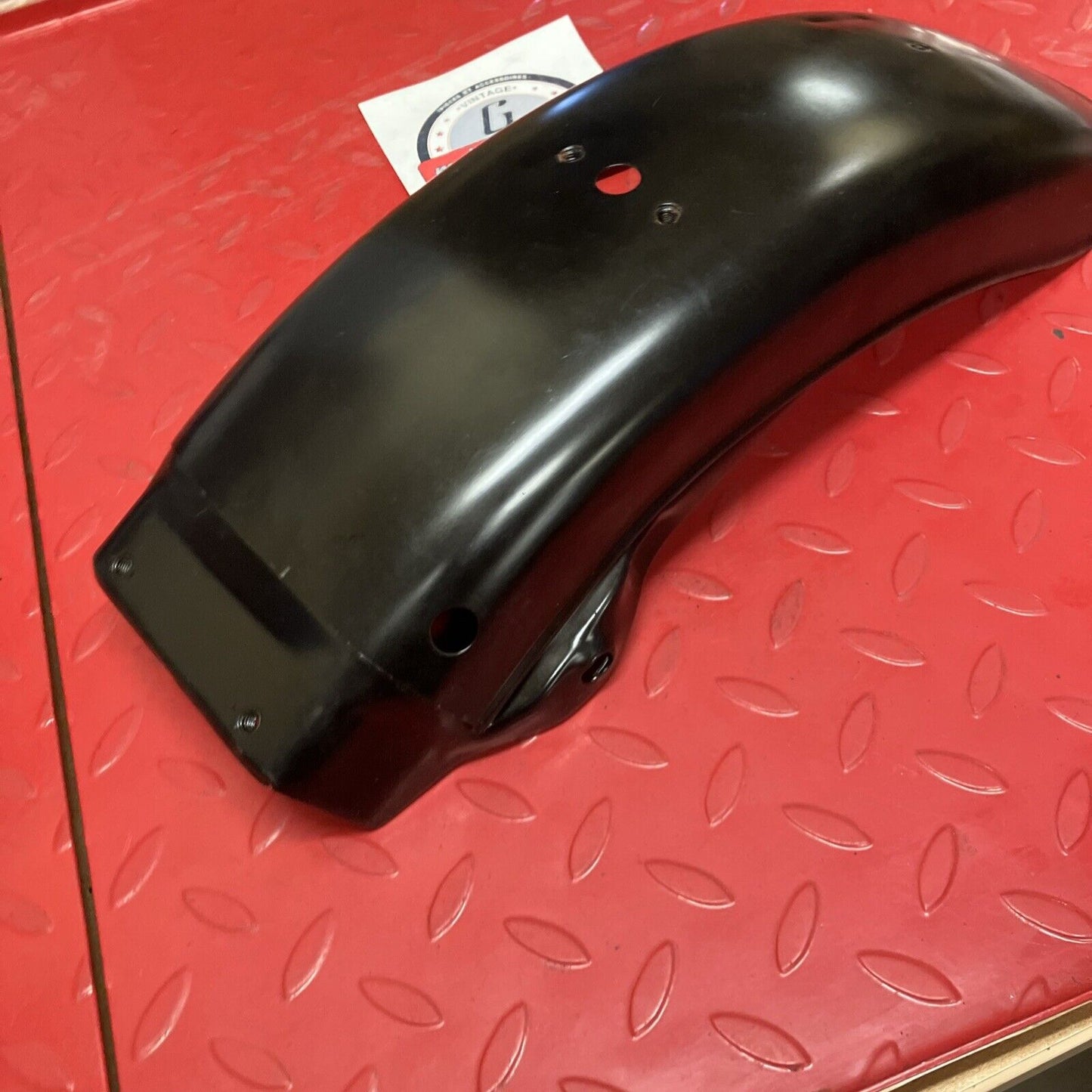 Honda CB400F 1975 1976 1977 Rear fender back mud guard painted black U6