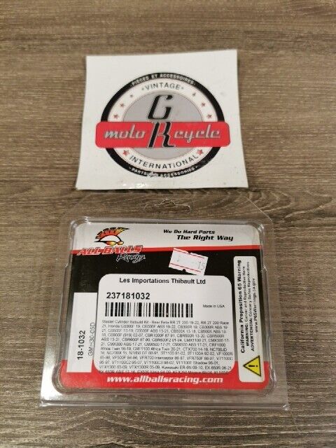 NOS ALL BALLS CB300F CB500F MASTER CYLINDER REBUILT KIT 18-1032 J53