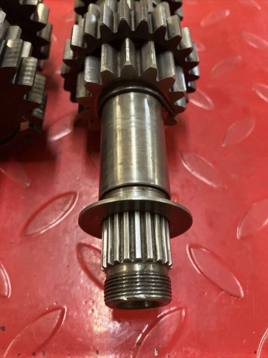 Kawasaki KX250 1999 transmission mainshaft countershaft gear 13127-1267