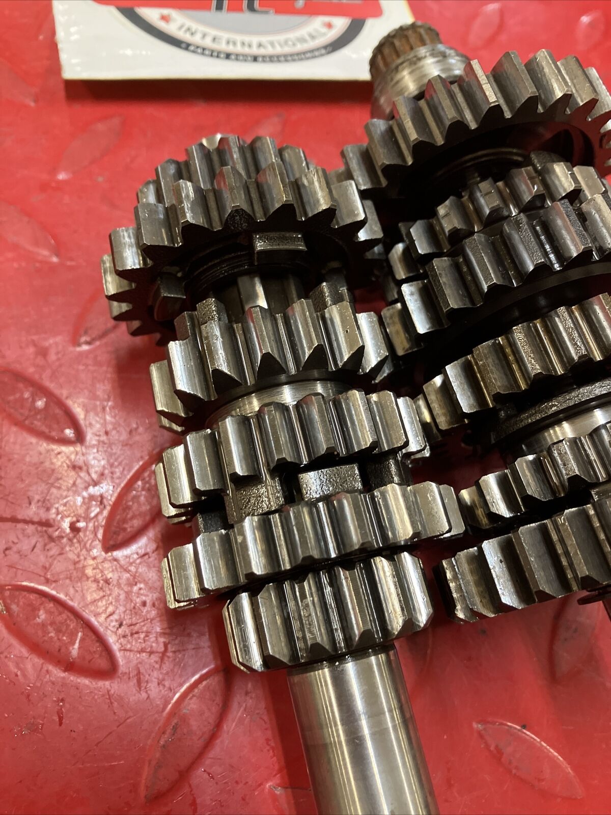 Suzuki RM125 1993 transmission mainshaft countershaft shaft gear 1992 - 1997