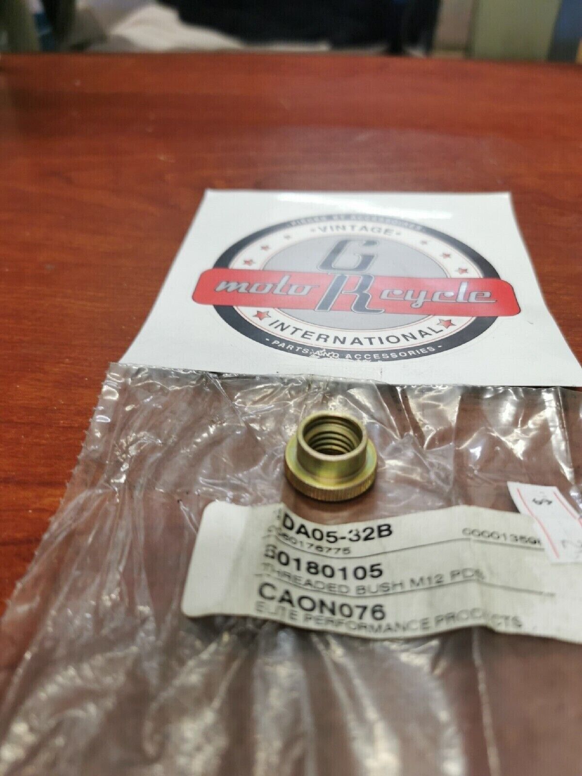 NOS KTM 105SX 125EXC 125SX 200XCW 250SX THREADED SHOCK BUSHING M12 50180105 KT3