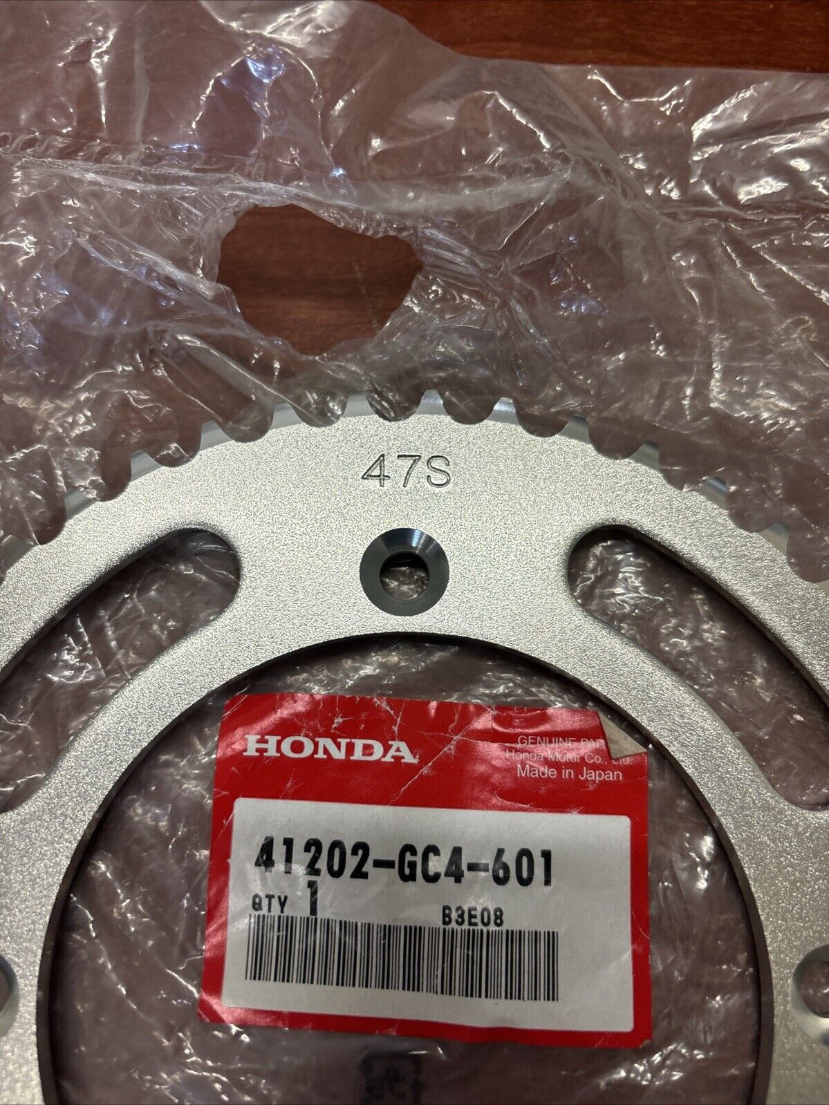 NOS Honda CR80R CR85R FINAL SPROCKET 47T 41202-GC4-601 H139