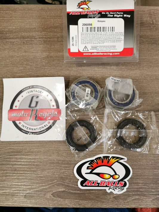 NOS ALL BALLS Arctic Cat 50DVX 90DVX DS90 Rear Wheel Bearings 25-1396 J50