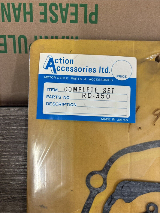NOS ACTION ACCESSORIES RD350 GASKET KIT INCOMPLETE 12-213 J63