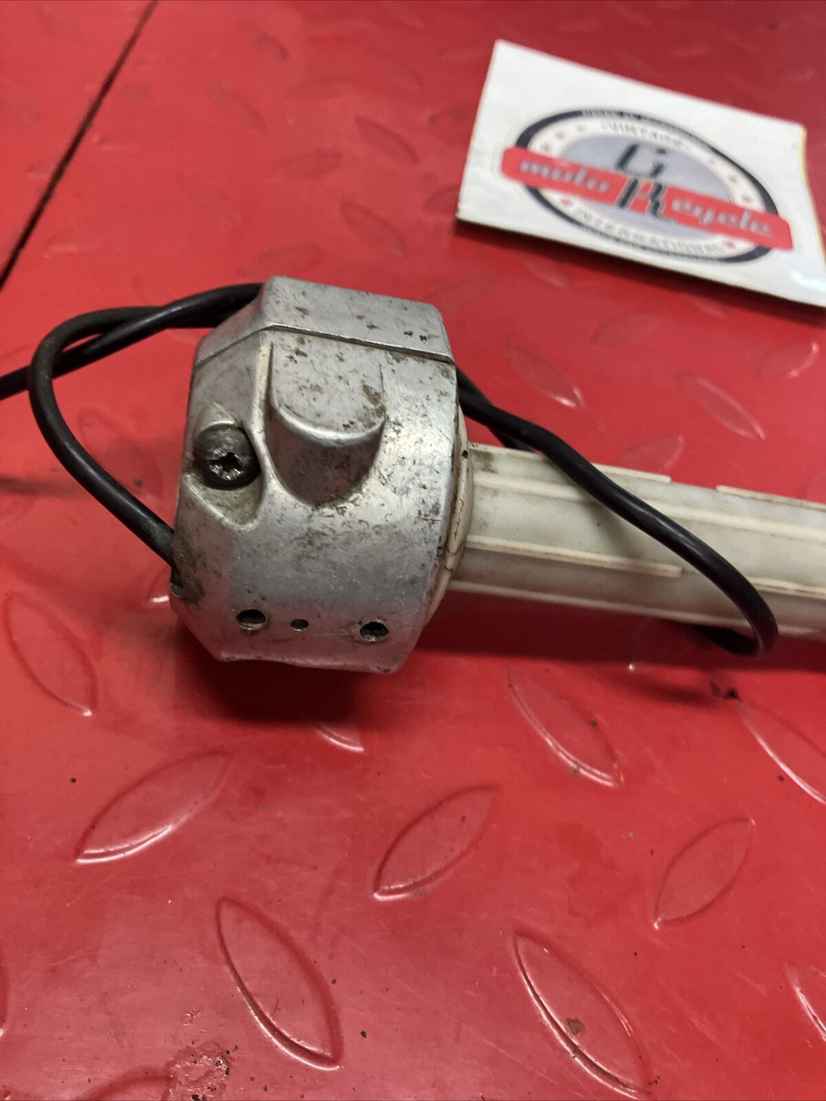 Suzuki RV90 1975 Thottle tube housing killswitch kill stop switch