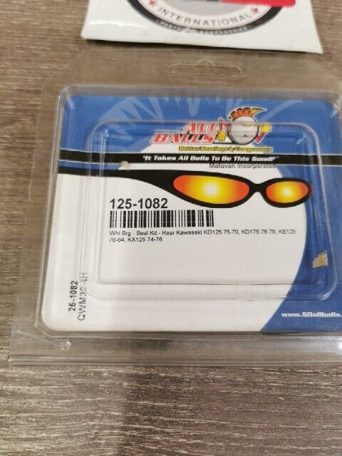 NOS ALL BALLS KD125 KD175 KE125 WHEEL BEARING SEAL KIT 25-1082 J53