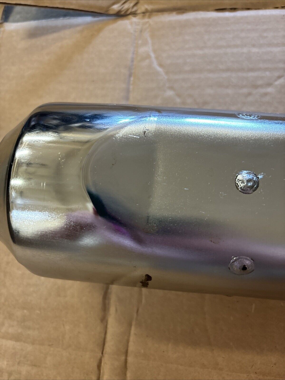 NOS Yamaha 1979 XS750 LEFT MUFFLER 2F3-14711-03-00 SUB 2F3-14711-80-00 YB3