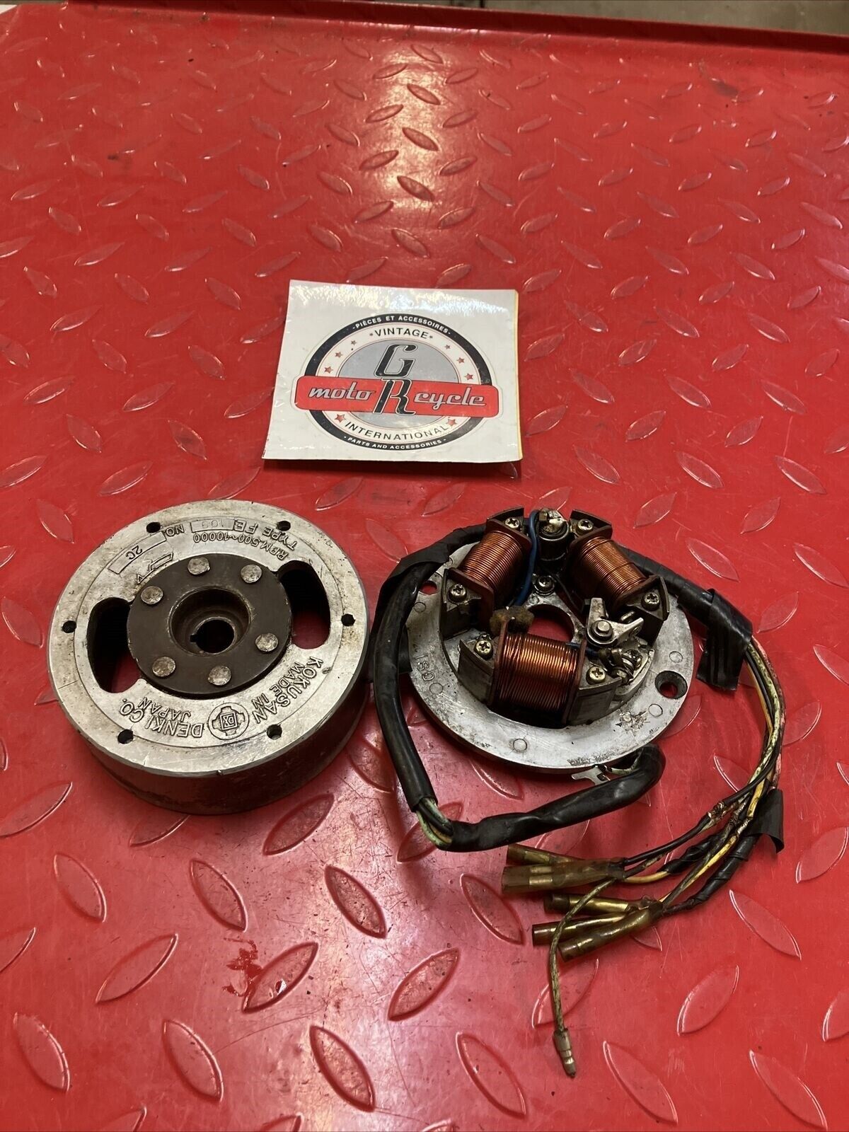 Kawasaki G4TR 1972 stator generator flywheel rotor alternator