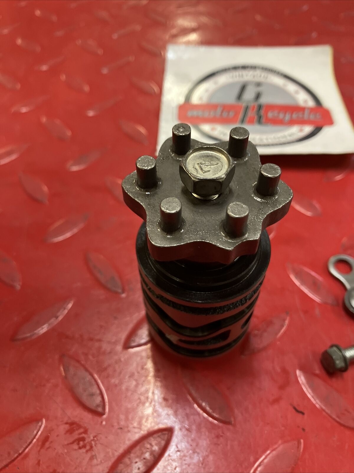 Kawasaki KDX200 1987 gearshift gear shift change mechanism cam drum lever arm
