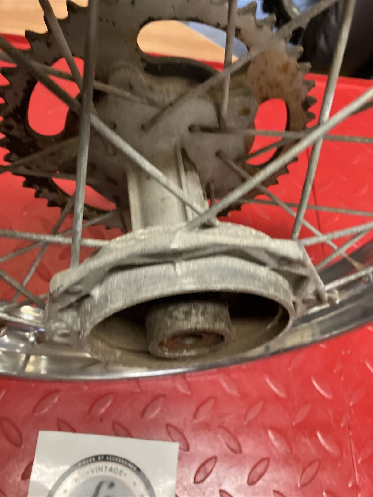 Kawasaki KDX80 1987 rear wheel rim hub 1984 - 1988