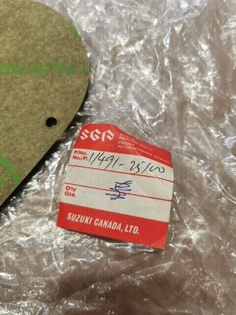 NOS Suzuki 1973 - 1977 TC100 MAGNETO INSPECTION GASKET 11491-25100 S32