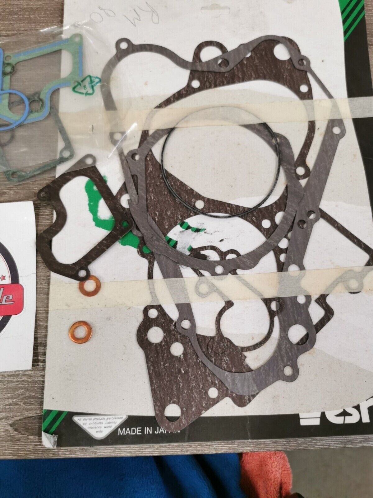 NOS VESRAH SUZUKI RM80 1991 - 1998 INCOMPLETE GASKET SET VG-3068 J28