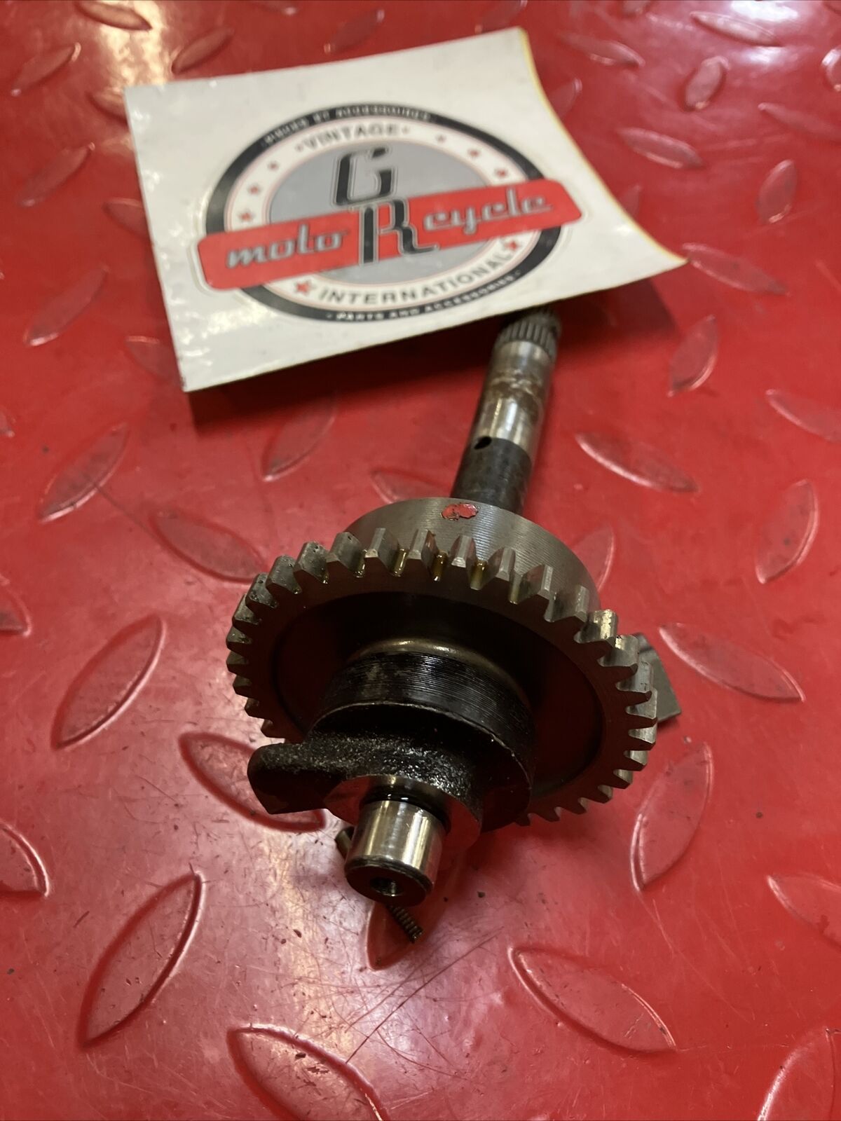 Kawasaki G4TR 1972 kickstarter kick starter spindle shaft gear