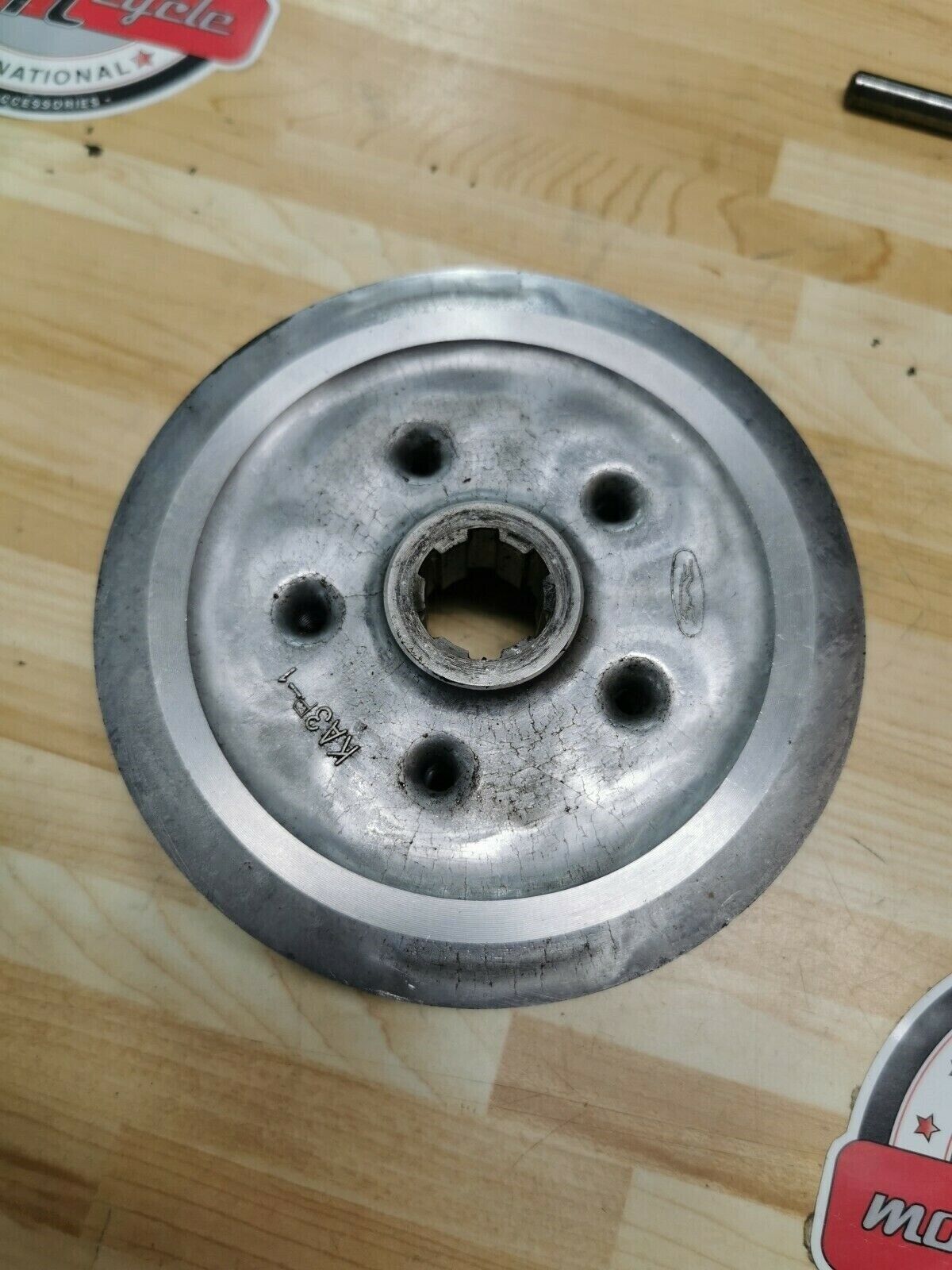 Honda CR125R 1984 complete clutch basket hub center pressure plate 22100-KA3-740