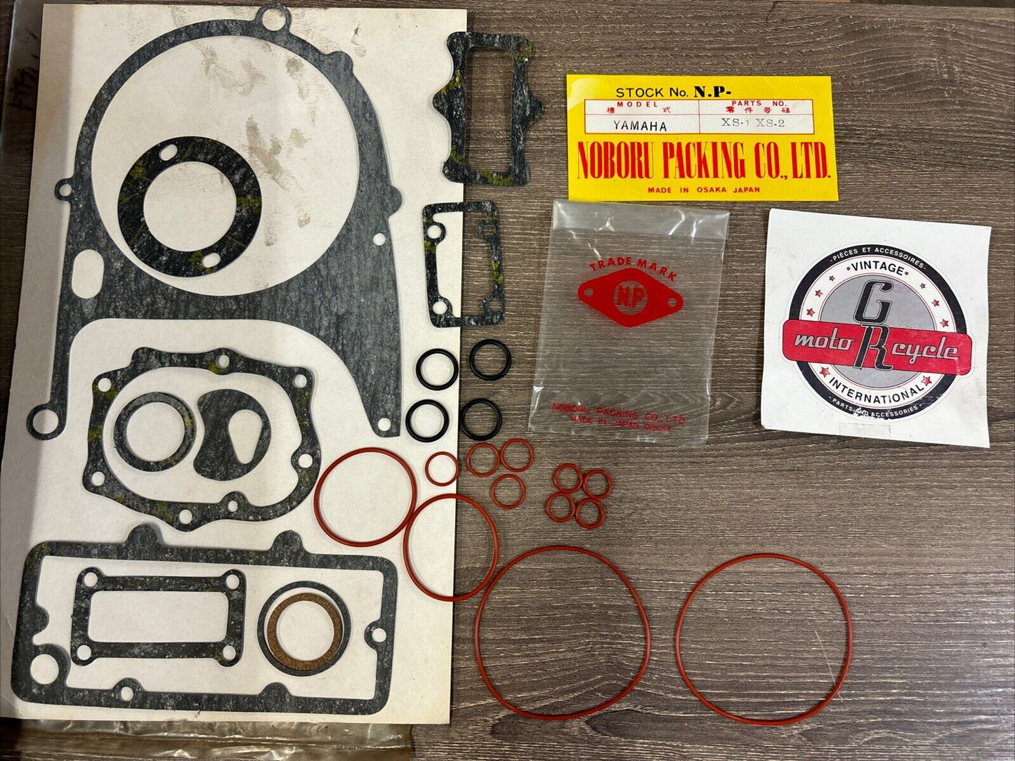 NOS N.P XS1 XS2 GASKET KIT INCOMPLETE J63