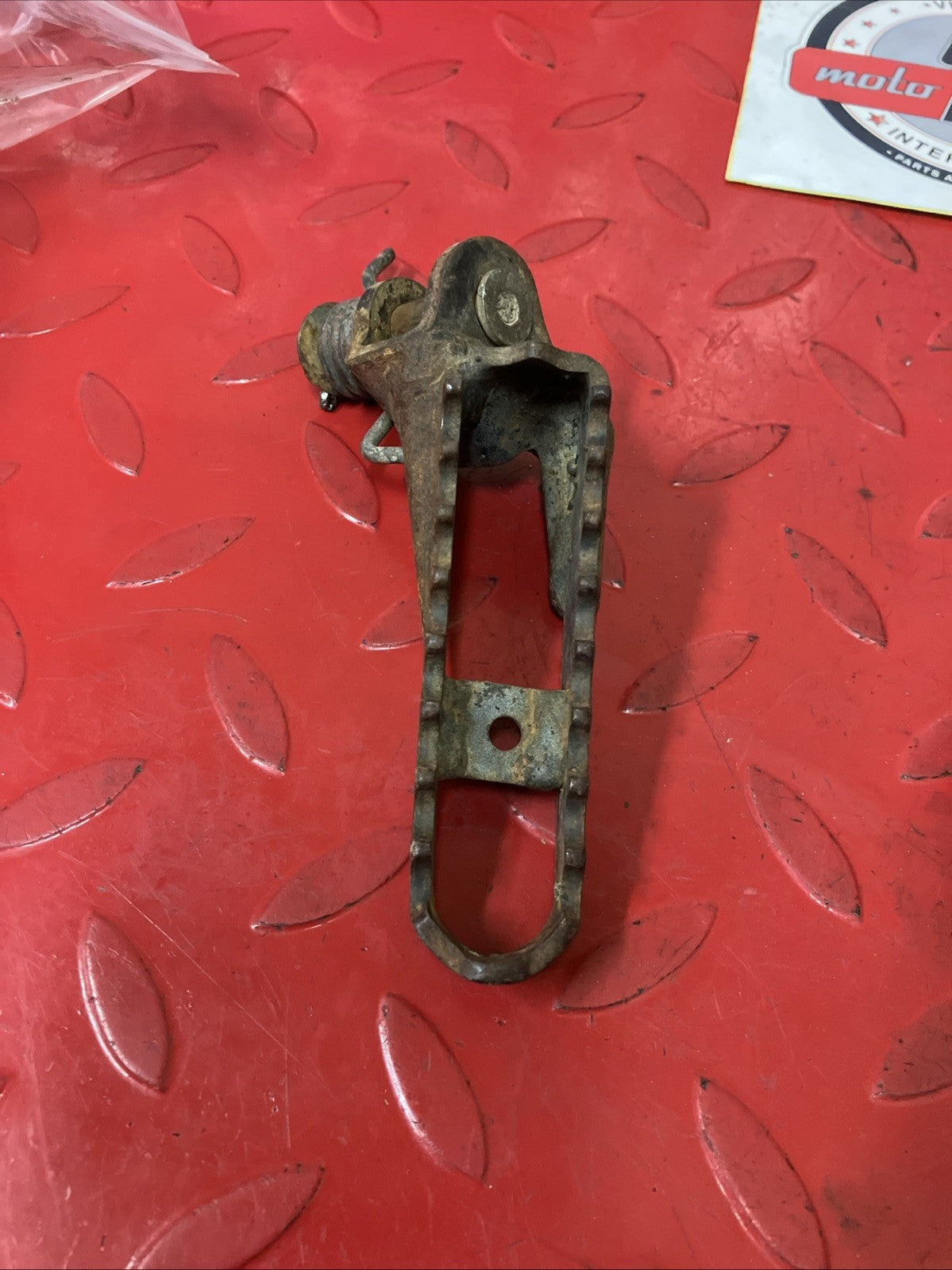 Honda CR250R 1985 Right left footpegs footrests foot peg rest step CR500R