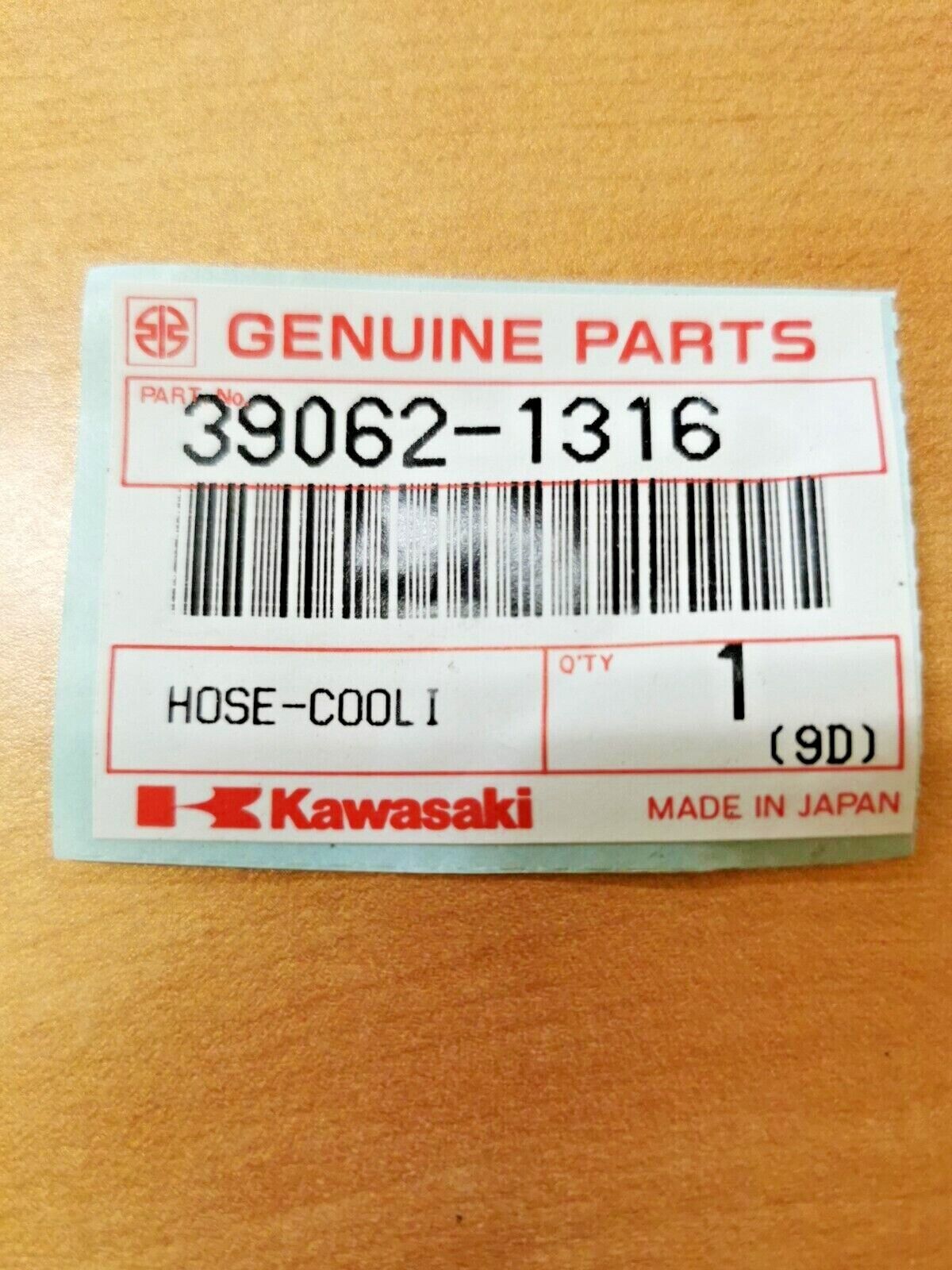 NEW NOS KAWASAKI KX250 1989 HOSE COOLING RADIATOR 39062-1316 K7