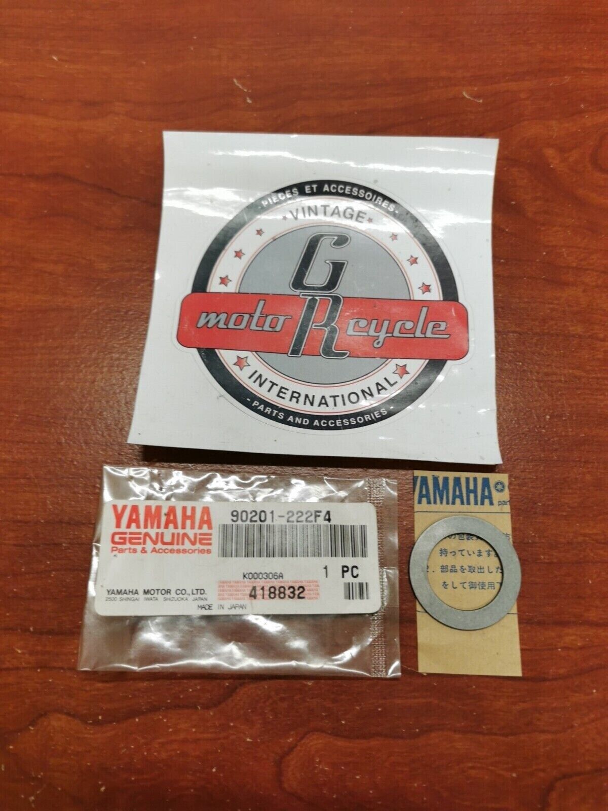 NOS Yamaha 1985 1986 TY350 1982 1983 XS400 PLATE WASHER 90201-222F4-00 Y99