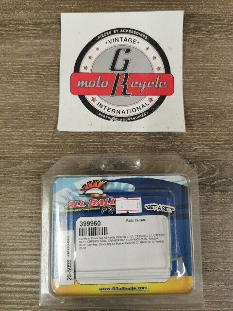 NOS ALL BALLS CR125R CRF250R CRF250RX Lower Rear Shock Bearing Kit 29-5008 J53