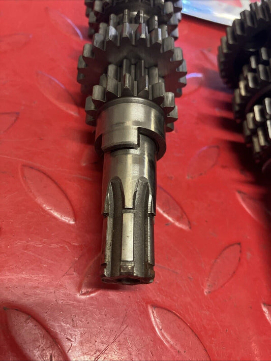 Kawasaki G4TR 1973 transmission mainshaft countershaft main counter shaft gear