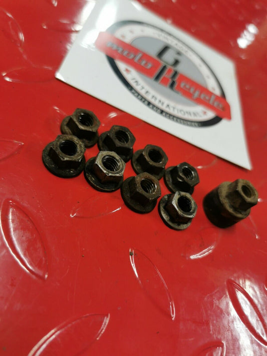 Yamaha IT175 1981 cylinder and head nut hardware 90179-08491-00 90179-08268-00