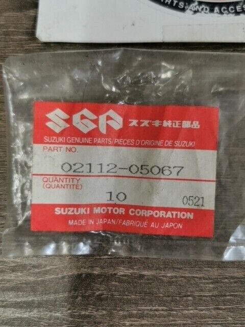 NOS SUZUKI VS800GL 1992 - 1997 VX800 VX800U SCREW 02112-05067 S46