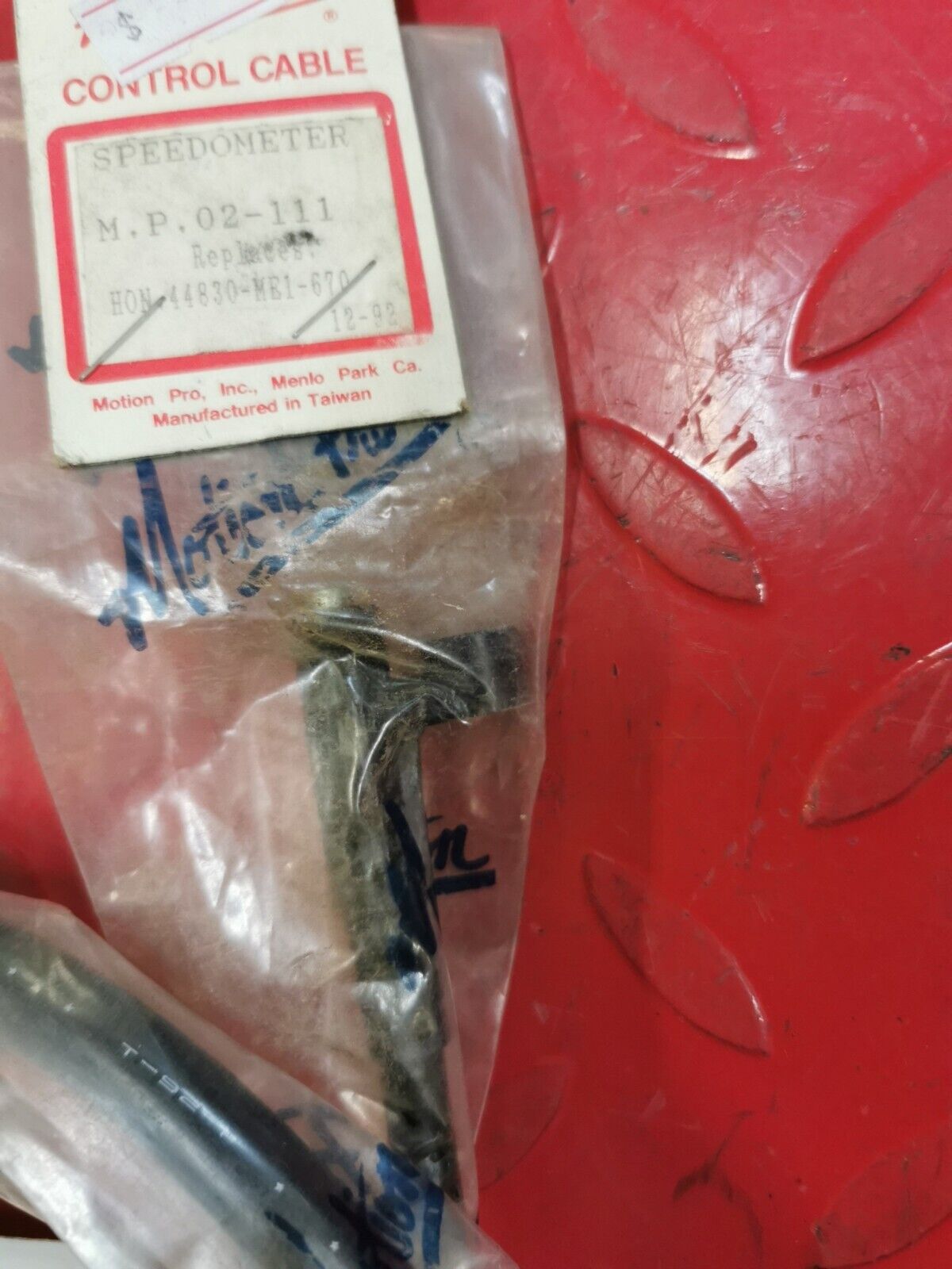 NOS MOTION PRO Honda 1982 1983 CB750SC CABLE SPEEDOMETER 44830-ME1-670 H30