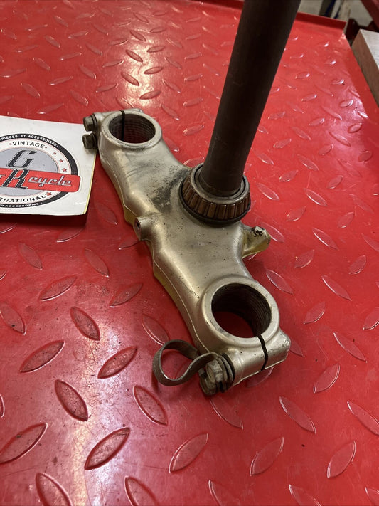 Suzuki RM125 1982 steering stem triple clamp tree 1981
