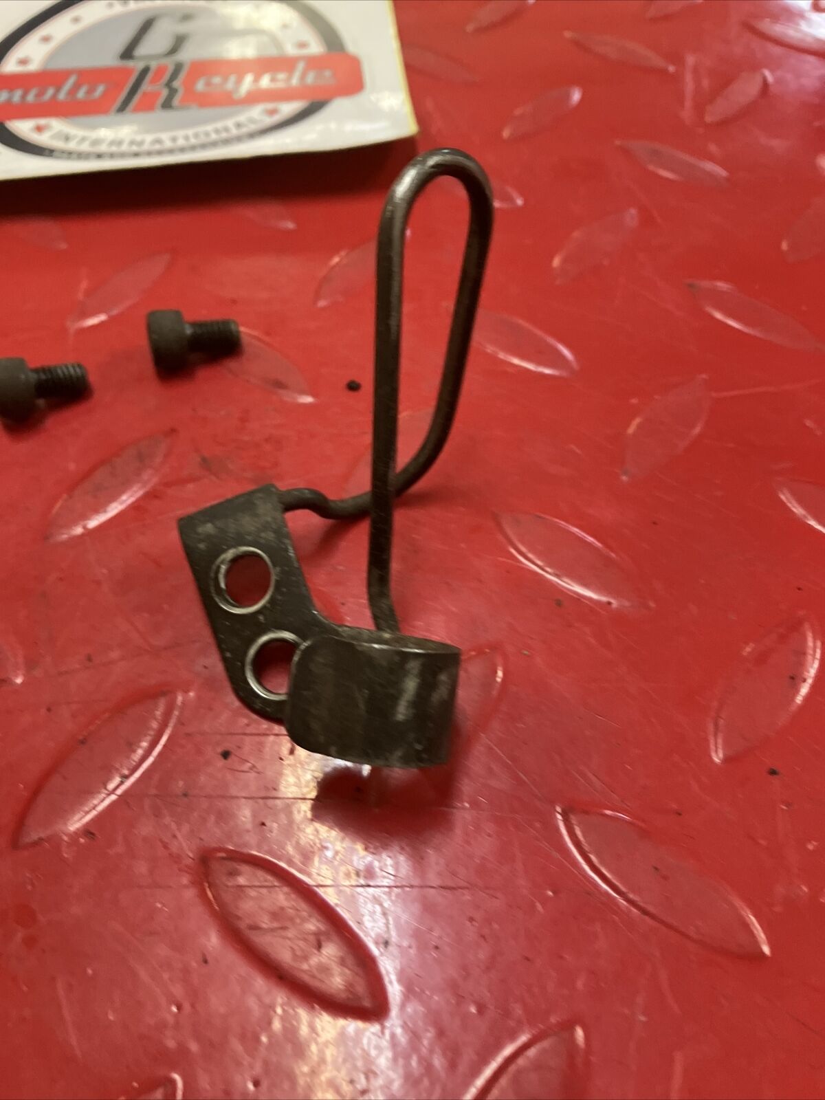 Yamaha DT200 1984 cable hose guide bracket set