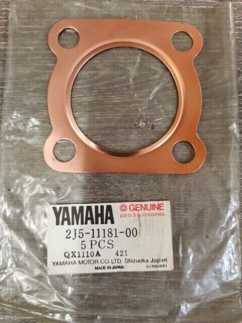 NOS YAMAHA YZ80E YZ80F 1979 1979 GASKET CYLINDER HEAD 1 2J5-11181-00-00 Y187