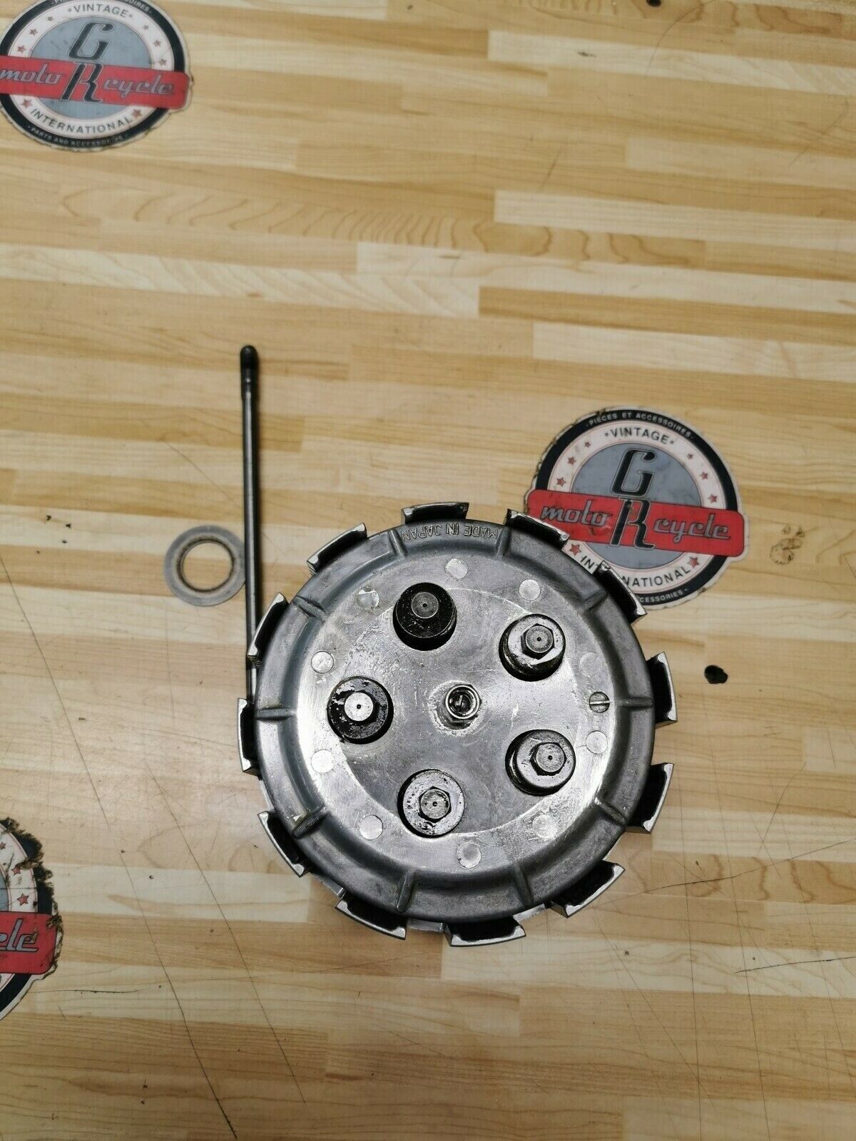 Kawasaki KX250 1981 complete clutch basket hub housing pressure KDX250 1980 1982