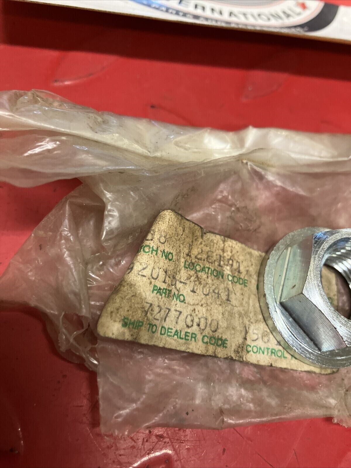 NOS KAWASAKI NUT FLANGED 16MM 92015-1041 K17
