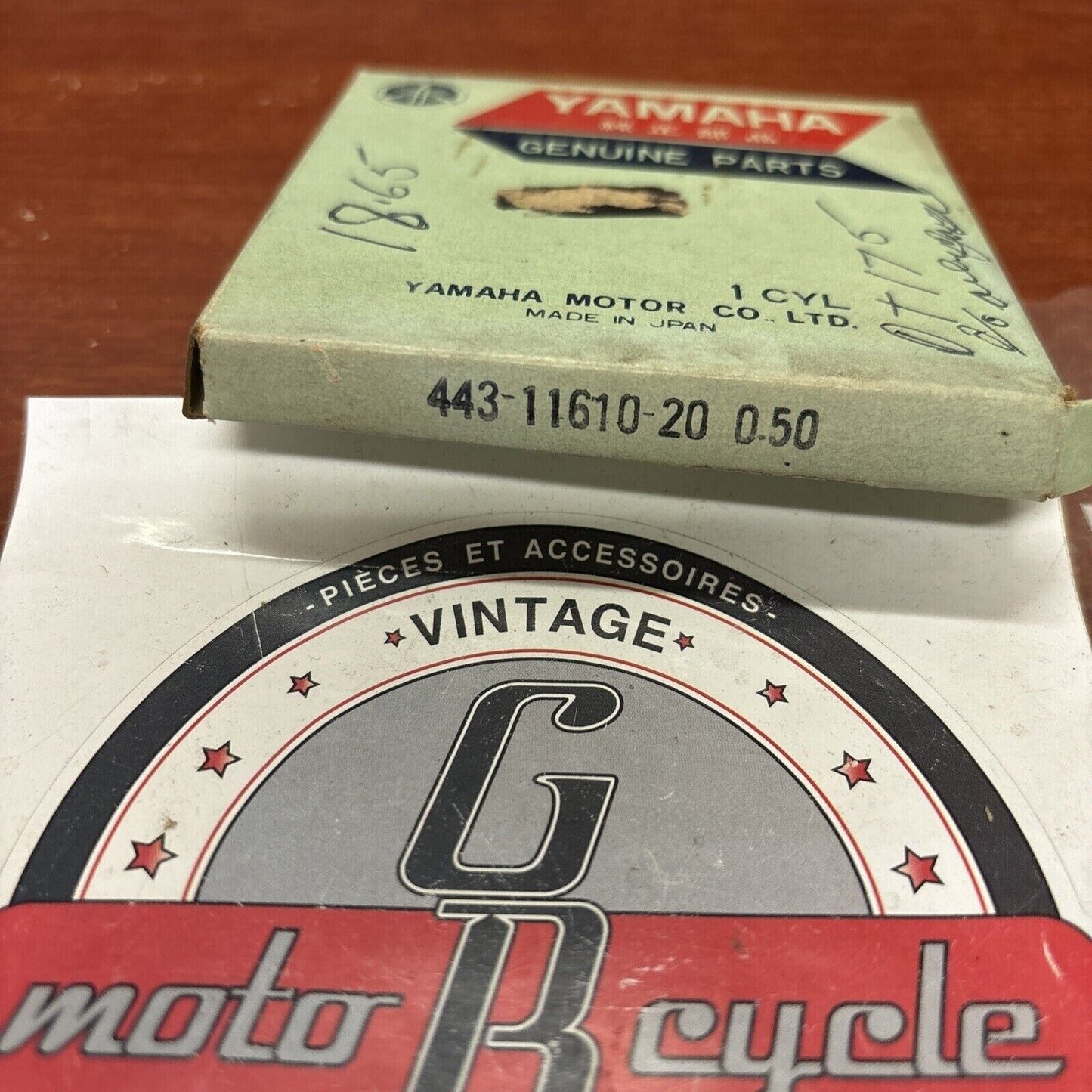 NOS Yamaha DT175 DT1C TY175 PISTON RING 0.50 443-11610-20-00 Y174