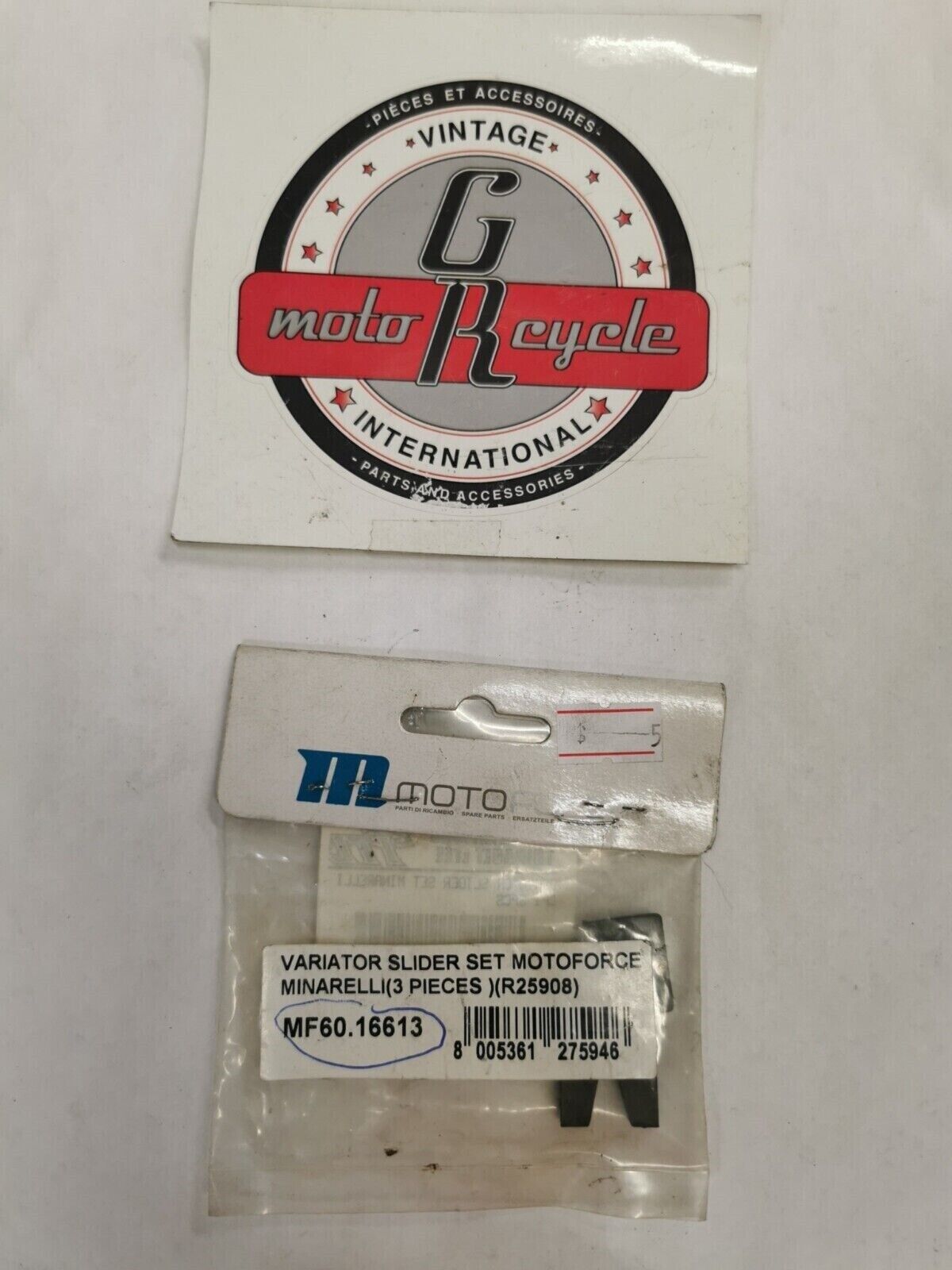 NOS MOTOFORCE VARIATOR SLIDER SET MINARELLI QTY3 MF60.16613 J32